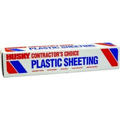 Poly-America CF1020B Painter’s Sheeting, 100 ft L, 20 ft W, Black