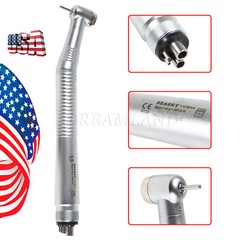 SEASKY Dental High Speed Handpiece 4Holes Standard Head Burr M4 Push Button NEW