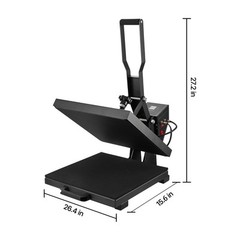 Heat Press Machine 15 x 15 inch Sublimation Printer Transfer for DIY