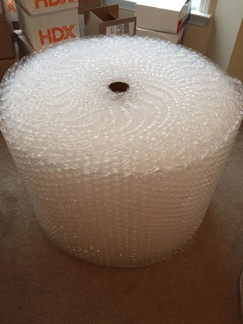 5/16″ Medium Bubble Cushioning Wrap Padding Roll 400’ X 24” Wide Perf 12″ 400 FT