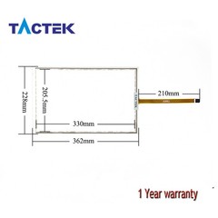 Touch Panel 91-28259-00C 1071.0215 Screen Glass Digitizer with Overlay Film