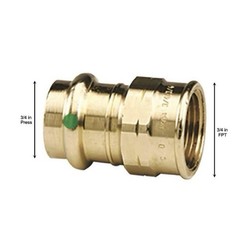 Pack Of 10 Viega ProPress Brass Adapter 3/4″ Press Fittings Female NPT NEW