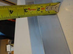2″ X 4″ ALUMINUM ANGLE 1/8″ THICK 12″ IN LENGTH (4 PIECES)