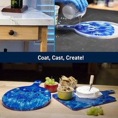 TotalBoat Table Top Epoxy Resin Kit – 2 Gallon Crystal Clear Epoxy with High