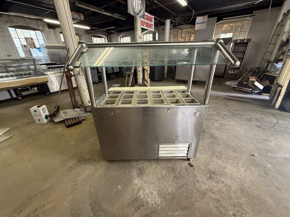 48” Used Buffett / Toppings Refrigerated Table Cooler Used Commercial