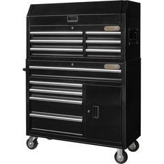 T34009 42″ 11-Drawer & 1-Door Tool Chest and Cabinet Combo Set