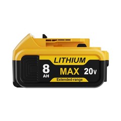 For DeWalt 20 Volt Max XR 8000mAh Lithium-Ion Battery DCB200-2 DCB201 4Pack