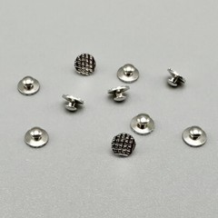 Dental Orthodontic Lingual Button Crimpable Mesh Base Hook Bondable Button Chain
