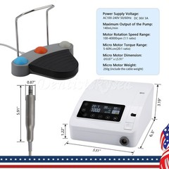 Dental Surgical Implant Motor System Touch Screen 1:5 1:4.2 1:1 LED Contra Angle