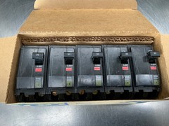 (5) Sqare D QO230 Plug-On Circuit Breaker 2-Pole, 30a