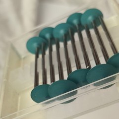 Shofu Greenie Silicone Points HP Long Straight Shank KN7 PN 0274 (10 pieces)