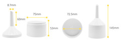 Eisco Polypropylene Buchner Funnel, 7cm