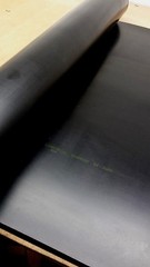 Neoprene Rubber Sheet Solid, Flexible 1/4″ Thick 12″ x 12″ Sq Ft Pad 60A Black