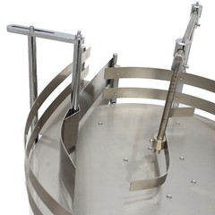 23.6″ Automatic Bottle Accumulation Table Bottle Unscrambler Collecting Machine