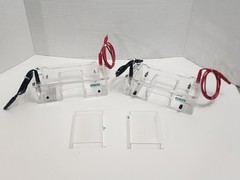 QTY 2 Bio-Rad Mini Sub DNA Cell Horizontal Electrophoresis 1000 VDC CLEAN! PBIN