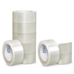 (9) ULINE S-423 2″ x 110yds 2mil PACKING / SHIPPING TAPE ROLLS NINE TOTAL