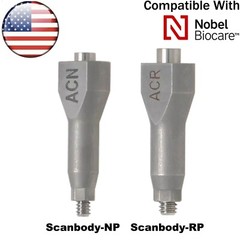 US Dental CAD/CAM Implant Scan Body Analog fit Hiossen Nobel Biocare Straumann