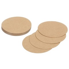 24 Pcs Circle Card Stock, 2.6 Inch Cardstock Paper Circles for DIY, Kraft Color