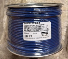 500 FT THHN/THWN WIRE. 12AWG STR BC 600 VOLT. MADE IN USA. ONLY ORANGE