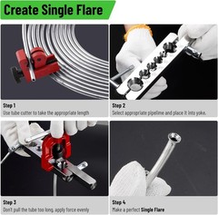 25Ft 3/16″ Zinc-Coated Brake Line Kit (Include 16 Fittings, 2 Unions and 4 Nuts)