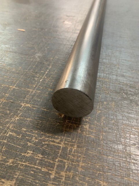 1.25″ Diameter x 8″ Long 1018 Cold Rolled Steel Round Bar, Rod