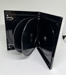 5 PCS NEW 15mm 4K ULTRA HD BLACK 5-DISC CASE, BOOKLET CLIPS, PS5-15MM UHD