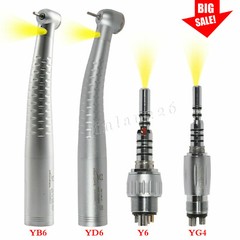 YBB Dental High Speed Handpiece Fiber Optic For KAVO MULTIflex Coupler 4 6 Hole