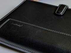 Filofax Holborn Personal Bible Size Black Full Grain Buffalo Leather Used