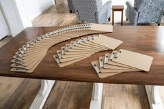Letter Size Clipboards with Low Profile Clip Set of 10 – Wood Clipboards Bulk…