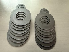 Shim Kit for Mini Excavator & Skid Steer 25mm 16pcs AGT CFG Rippa Typhon Bucket