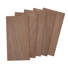 Walnut Wood Sheets Thin Lumber, Black Dark Unfinished Board for dark brown