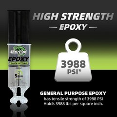 STRONGEST METAL STEEL ALUMINUM BOND PERMANENT FIX GLUE EPOXY COLD WELD SYSTEM