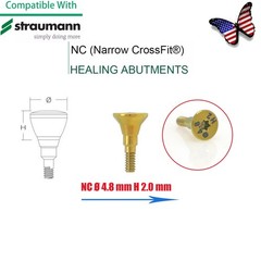 US Straumann Healing Abutment Cap/Closure Cover Screw NC & RC Platform Titanium