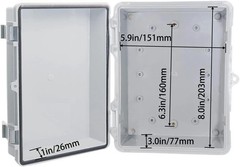 Outdoor Waterproof Electrical Box Junction Box Weatherproof Ip67 Abs Plastic