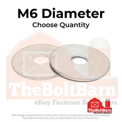 M6x18x1.6 A2-70 Stainless Steel Fender Washers (Pick Quantity)
