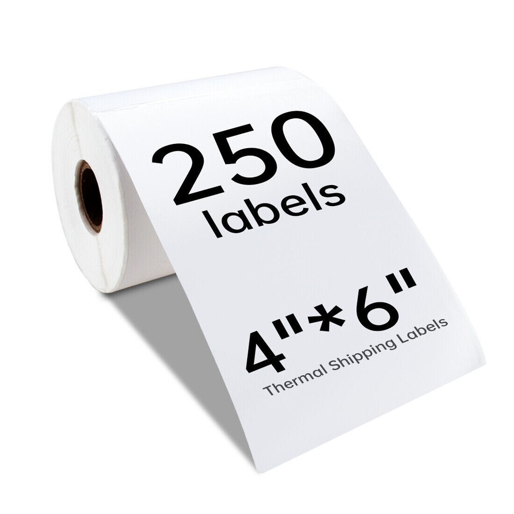 VRETTI Self Adhesive Thermal Shipping Labels Roll 4×6 Zebra 2844 Eltron ZP450