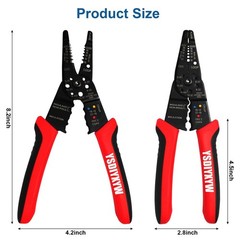 Wire Stripper, 3rd Generation Wire CrimpingTool, 8IN Professional Wire Strippers