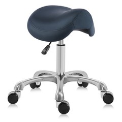 DR.LOMILOMI Hydraulic Swivel Rolling Saddle Clinic Spa Massage Stool Chair 506
