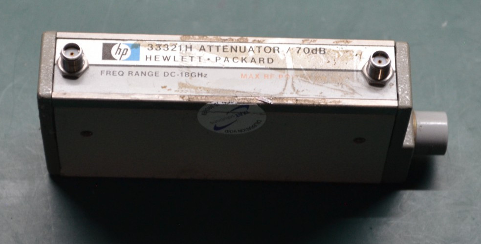 HP 33321H Programmable Step Attenuator 70 dB, DC to 18 GHz, 24 VDC, SMA (F-F)