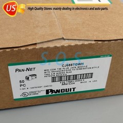 New For Panduit Category Cat 6 Jack RJ45 CJ688TGWH (50 JACKS) Color: WHITE Cat6