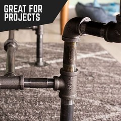 3/4 in. X 18 in. Black Pipe 4 Pack