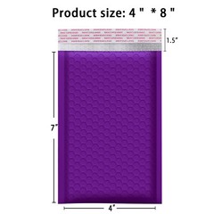 4×8（4×7） Poly Bubble Mailers Shipping Mailing Padded Bags Envelopes Self Seal