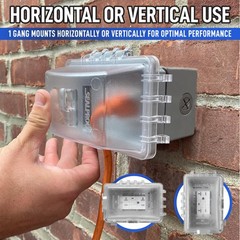 Sealproof 1-Gang Weatherproof In Use Outlet Cover | Horizontal/Vertical Outdoor