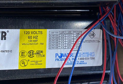POWER LIGHTING VAL-MISER Rapid Start Ballast 8G1004W 2 Lamp 120V 60Hz QTY:1🔔