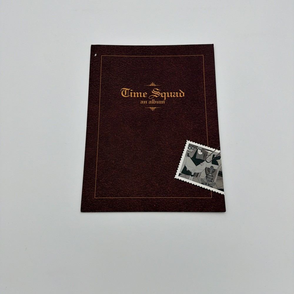 Time Squad Cartoon Network Promo Press Kit Folder Only Rare Collectible VTG