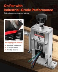 VEVOR Manual Wire Stripper Stripping Machine 0.06-1 in Hand Crank or Drill