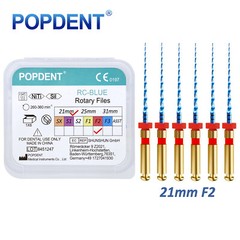 POPDENT Dental Endo Rotary Files X-Pro Gold Taper NITI Endodontic Root Files
