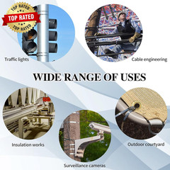 Metal Tie Wrap Gun Kit Stainless Steel Cable Tie Gun and 100PCS 4.6 X 270Mm Stai