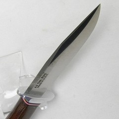 Blackjack USA 1990s Model 2 knife, green micarta, A2 tool steel, orig sheath NIB