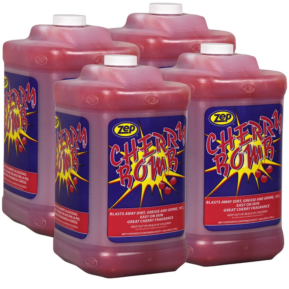 Zep Cherry Bomb Industrial Hand Cleaner – 1 Gallon (Case of 4) Freeshipping